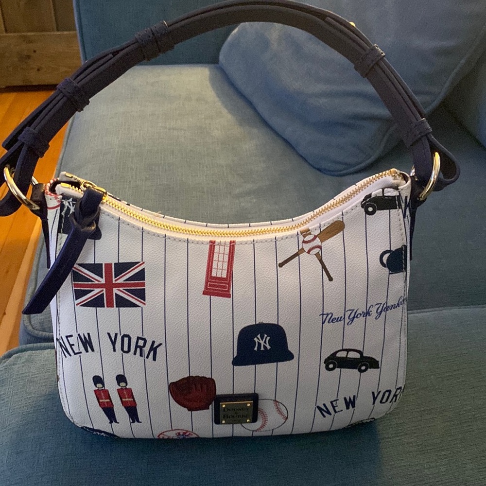 Dooney & Burke Yankee London Series Leather Shoulder Bag